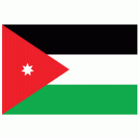 Jordan Flag logo vector logo
