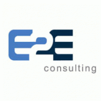 E2E consulting logo vector logo