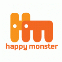 Happy Monster logo vector logo