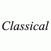 Classical logo vector logo