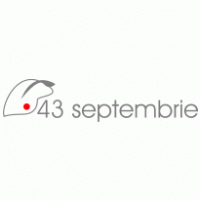 43 septembrie logo vector logo
