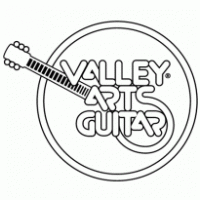 Valley Arts Guitar logo vector logo