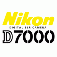 Nikon digital SLR camera D7000 logo vector logo