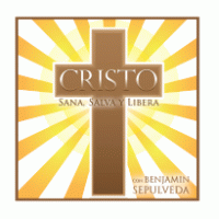 Cristo Sana Salva y Libera logo vector logo