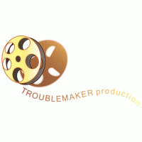 Troublemaker production logo vector logo