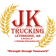 JK Trucking logo vector logo