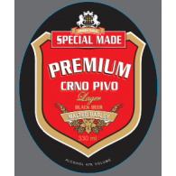 Premium Crno pivo logo vector logo