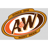 A&W Root beer logo vector logo