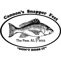 Cannon Snapper Fest logo vector logo