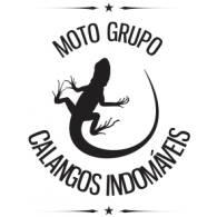 Calangos Indomáveis Moto Grupo logo vector logo