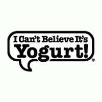 I Can’t Believe It’s Yogurt! logo vector logo