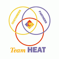Team HEAT logo vector logo