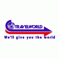 Travelworld logo vector logo