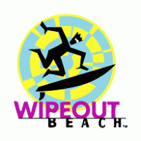 Wipeout Beach logo vector logo