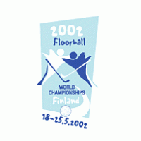 Floorball 2002 logo vector logo