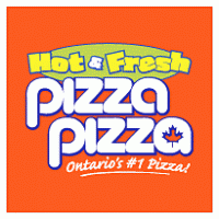 Hot & Fresh Pizza Pizza logo vector logo