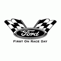 Ford First On Race Day logo vector logo