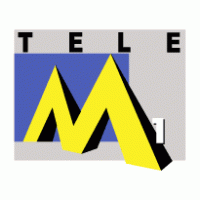 Tele M1 logo vector logo