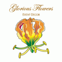 Glorious Flowers logo vector logo