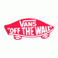 Vans of the wall logo vector logo