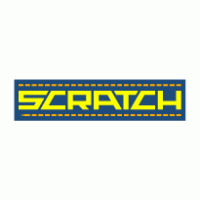 Scratch movie logo vector logo