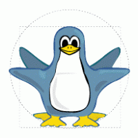 Knoppix Tux logo vector logo