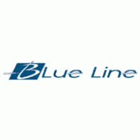 Blue Line logo vector logo