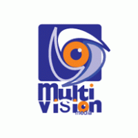 Multivision media logo vector logo