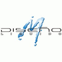 M DISEÑO LIQUIDO logo vector logo