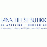 Fana Helsebutikk logo vector logo
