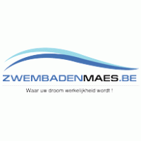 Zwembadenmaes logo vector logo