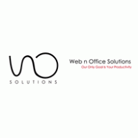 Web n Office Solutions logo vector logo