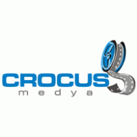 crocus medya logo vector logo