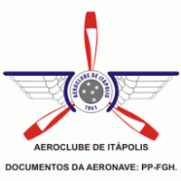 aeroclube de itapolis logo vector logo