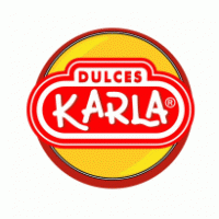 dulces karla logo vector logo