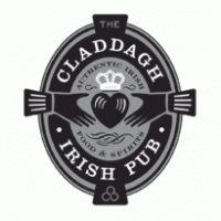 Claddagh Irish Pub logo vector logo