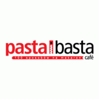 Pasta i basta café logo vector logo