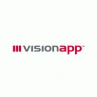 visionapp logo vector logo