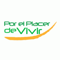 POR EL PLACER DE VIVIR logo vector logo