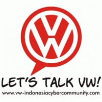 Volkswagen Indonesia Cyber Community-tagline logo vector logo