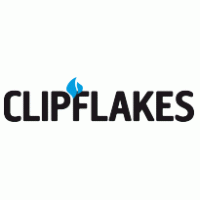 Clipflakes logo vector logo