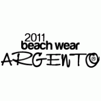 Argento beach wear logo vector logo