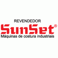 SUNSET MAQUINAS DE COSTURA logo vector logo