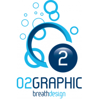 O2 graphic logo vector logo
