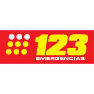 123 Emergencias logo vector logo