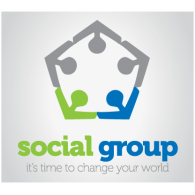 Social Group logo vector logo