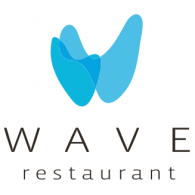 Wave Restaurant logo vector logo