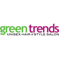 green trends logo vector logo