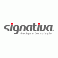 Signativa – design & tecnologia logo vector logo