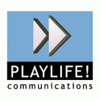 Playlife Communications logo vector logo